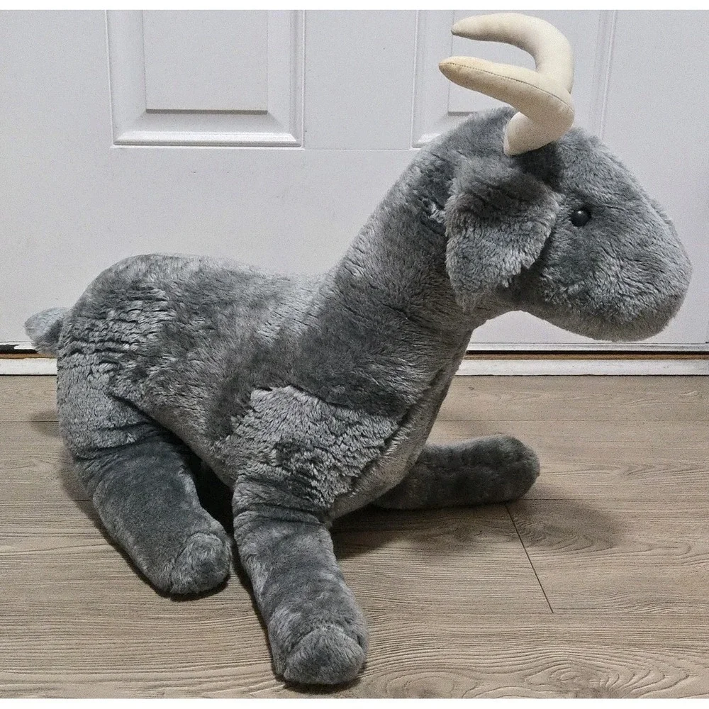 Goat Plush Large Gray 18